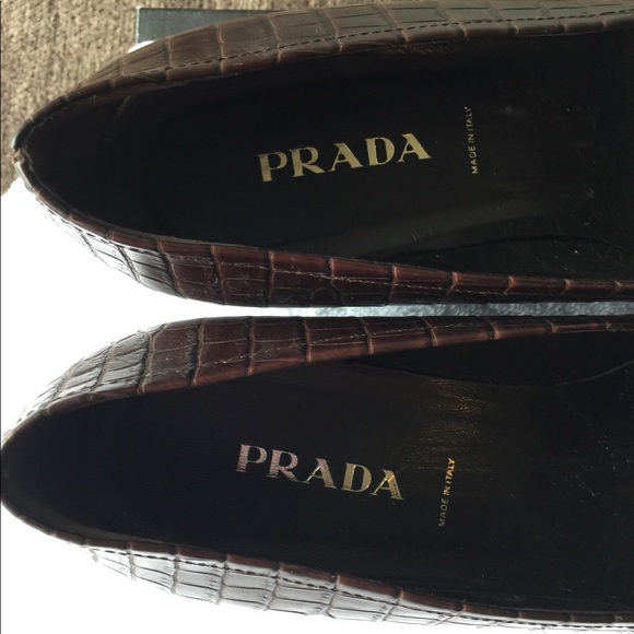 Prada croc flats size 40 - Picture 4 of 5
